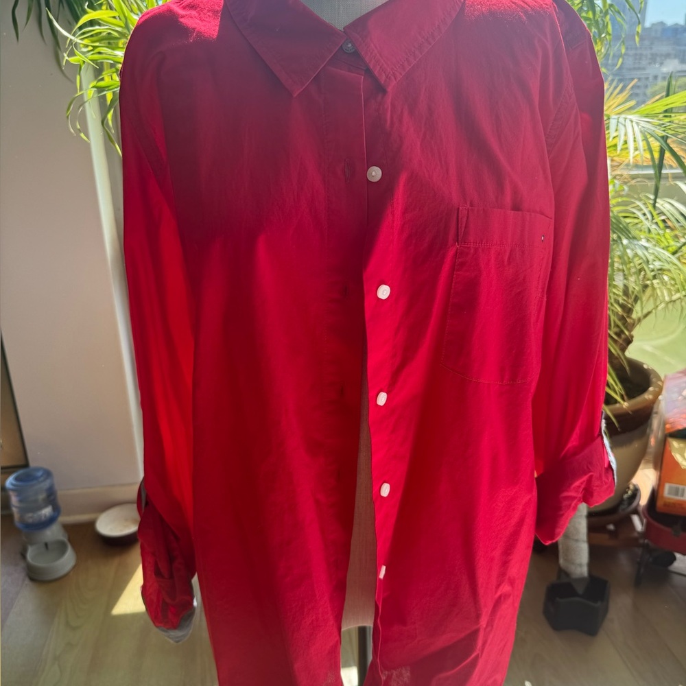 Tommy Hilfiger Vibrant Red Heritage Shirt